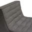 Chaise sans accoudoirs Marshall en tissu gris