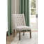 Chaise d'appoint rembourrée Esteni