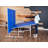 JOOLA Quadri Indoor 15mm Table Tennis Table - Ping Pong Table with Quick Clamp Ping Pong Net Set