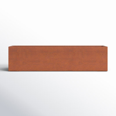 Corten Steel Series Window Box Planter