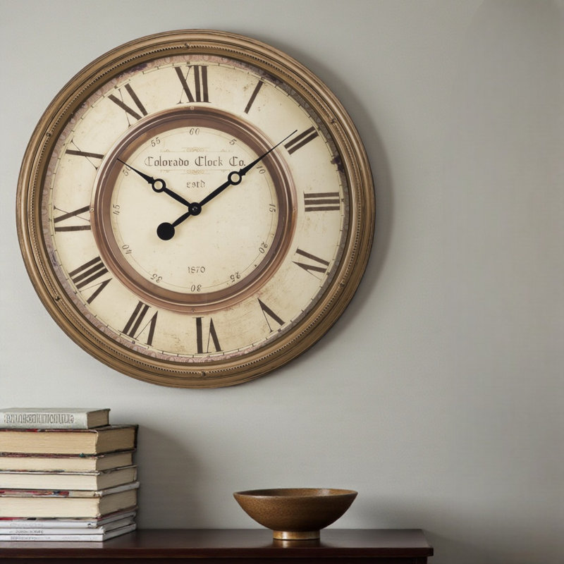 Horloge murale Alona, L 19,73 po x H 19,73 po x P 1,79 po