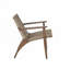 Chaise avec accoudoirs 4 pieds Clearwater