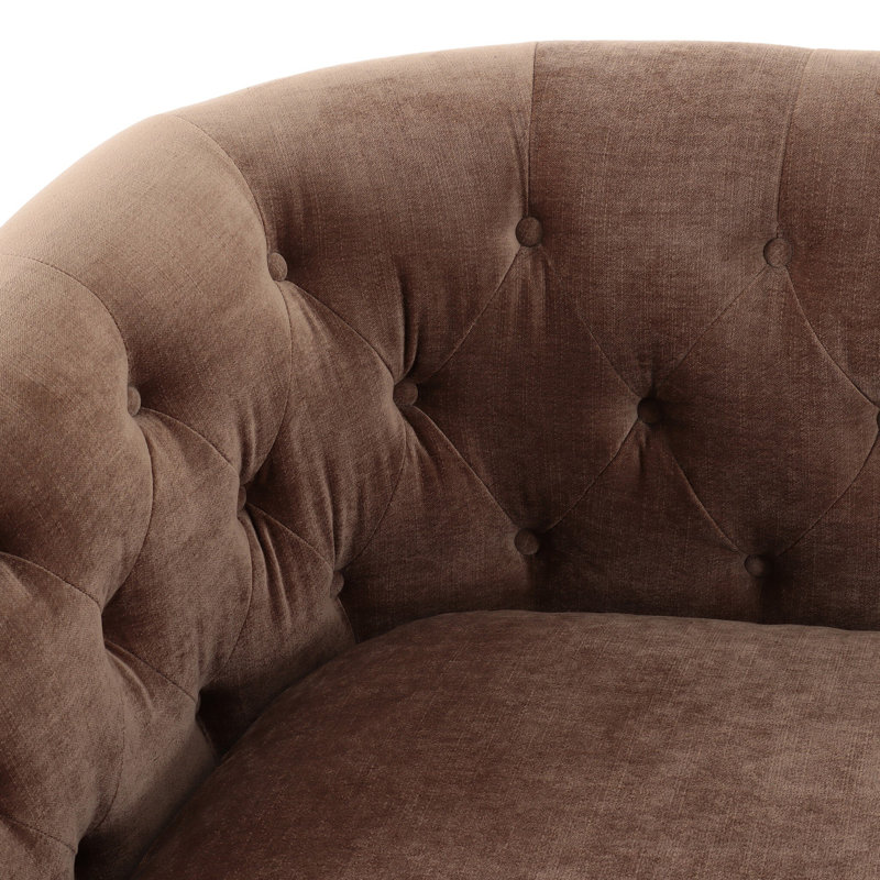 Ellsworth 91" Rolled Arm Sofa, 29.75" H x 91" W x 36" D, Altair Mushroom