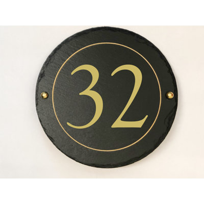 Easingwold 24cm H Stone House Number