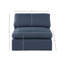 Chaise sans accoudoirs en tissu texturé Hrissonka-87075777