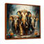 Art asiatique, éléphants thaïlandais X - Art mural asiatique-89140974-112572558
