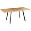 Extendable Metal Base Dining Table