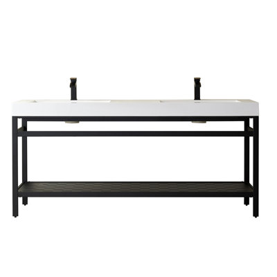 Ensemble de meuble-lavabo double 72 po Idella
