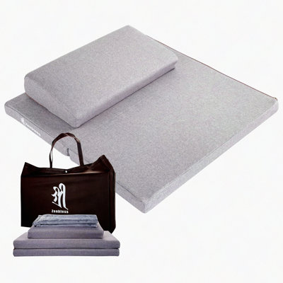 ZenComfort Meditation Cushion Set - Floor Pillow & Mat for Yoga, Zafu & Zabuton Set for Sitting on Floor, Large Square Pillow - Relaxation Essentials