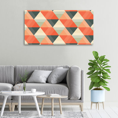Geometric Background - Wrapped Canvas Print