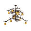 Lustre linéaire moderne 12 lumières statement Cartersville