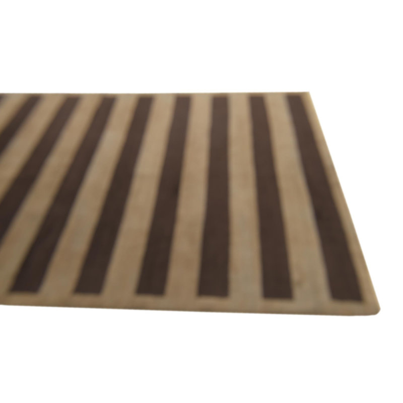 Tapis brun clair et brun Naber