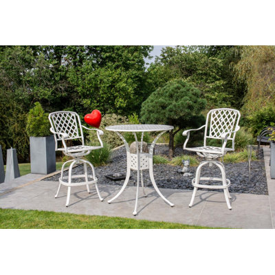 Lyda Cast Aluminium Bar Table