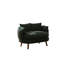Canapé moderne en velours vert 45,67 po