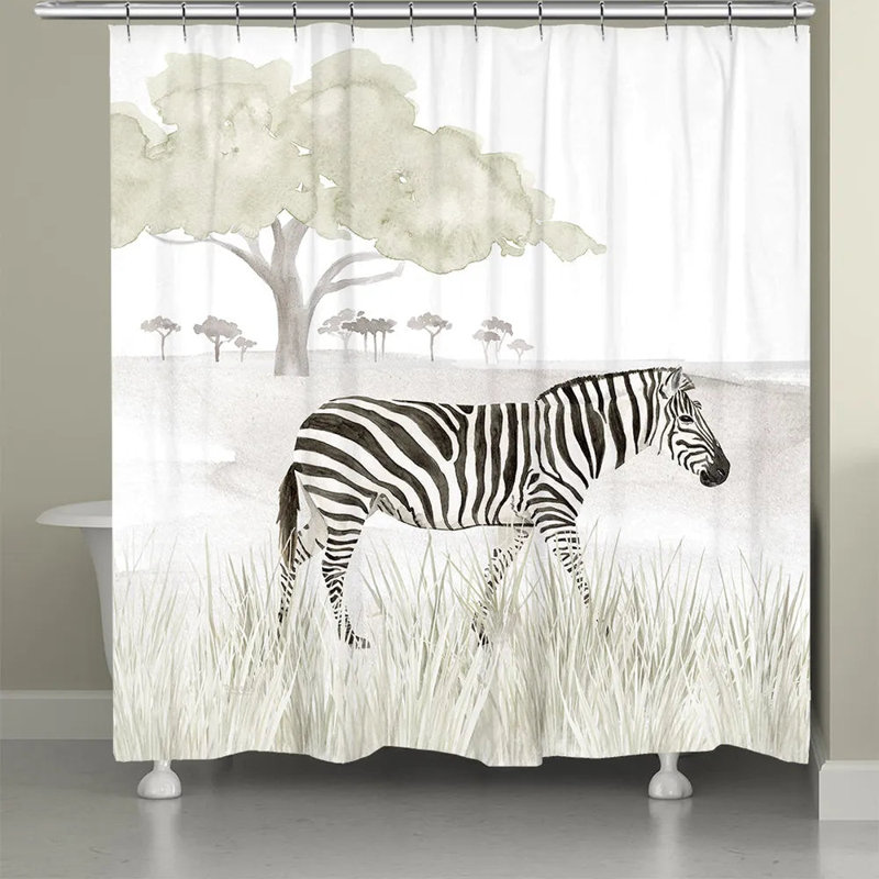Rideau de douche Zebra