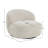 Modern Performance Fabric Upholstered Swivel Armchair, Ivory – Barbara by Pipp & Liv-786998300-786998274