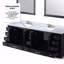 Meuble-lavabo double 84 po x 22 po, comptoir en marbre de Carrare-46124955-46124952