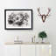 Geranium Flower - Picture Frame Painting Print-56735864-56735868