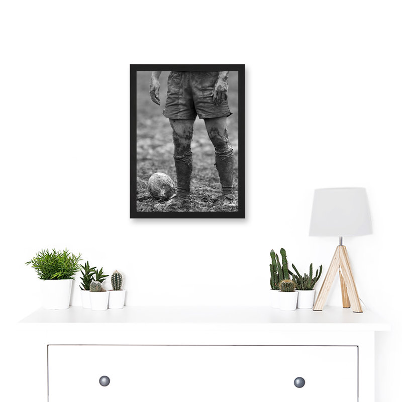 Ball Rugby Mud Bowl Sport Scrum - Single Picture Frame Print