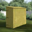 Shiplap Pent Wooden Shed-119276633-121846352