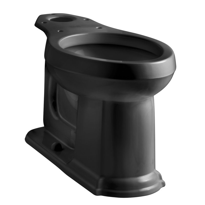 Devonshire Comfort Height Elongated Bowl, Noir