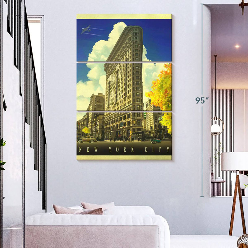 Sireci New York Rush Hour, 74" H x 48" W