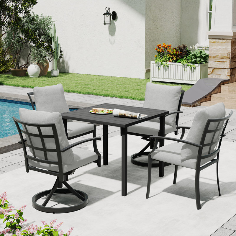 Ensemble repas 5 pièces Ivyglow, Gris
