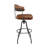 Open Backrest Genuine Leather Bar Stool-554314869