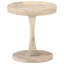 Topeka Solid Wood Pedestal End Table