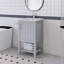 Ensemble de meuble-lavabo autoportant 20 po avec comptoir en céramique 20 po-102030513