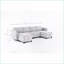 Canapé modulaire, canapé convertible en U modulaire à 4 places avec sièges de rangement | Gris clair | Standard-2056778904