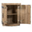 Table de bout Vineyard Row Wine Barrel