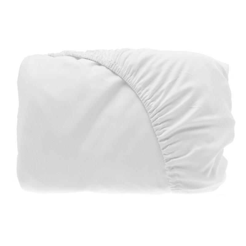 Drap-housse BedVoyage - 100% viscose de bambou - Froid et léger, Blanc, Drap-housse de taille très grand