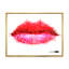 «Abstract Red Woman Lips», impression sur toile-59759792-59759793