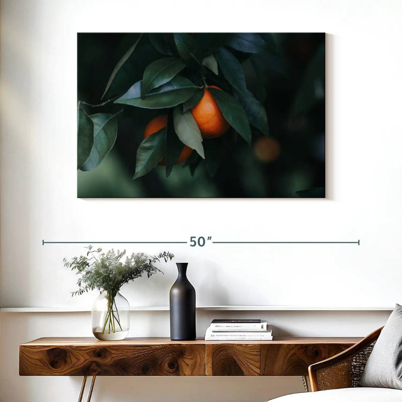 Harnek orange mûr, H 26 po x l 39 po