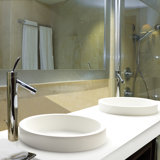 MTI Halo 1 16.25" Semi-Recessed Vessel Bathroom Sink