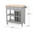 Versatile And Durable Kitchen Cart With Enhanced Functionality And Mobility