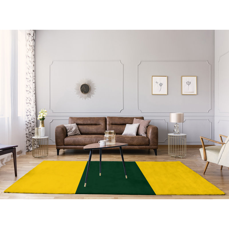 Tapis vert/jaune, Rectangle 9 pi x 12 pi