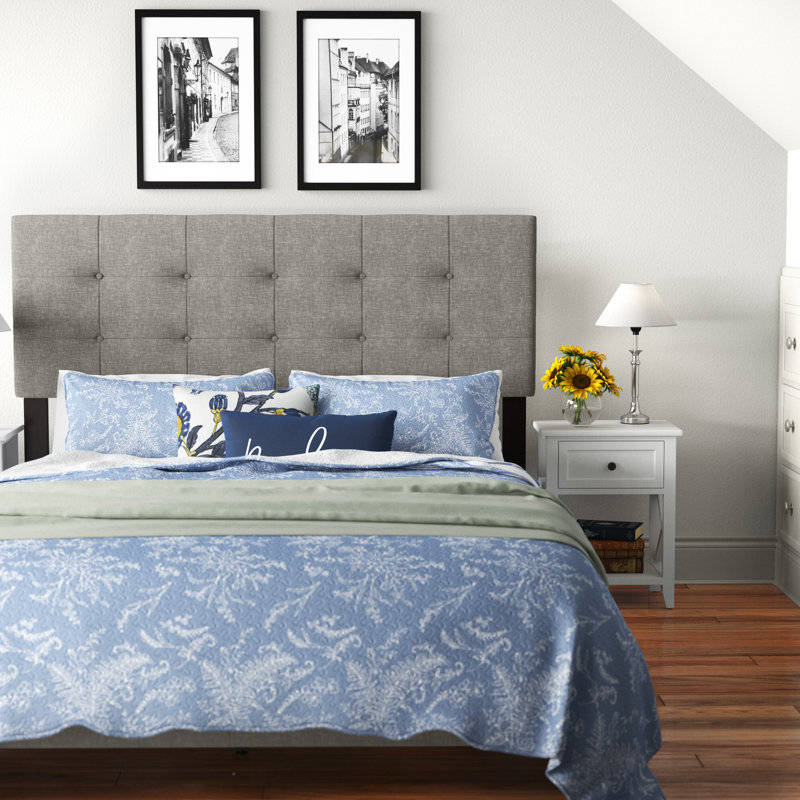 Bed, Full, Beige