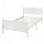 Lit plateforme avec base de lit en bois et lit-bateau