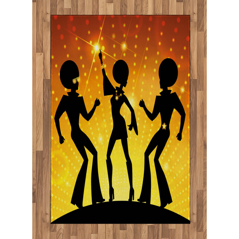 Tapis décoratif 70 po Party, Rectangle— 4 pi x 5 pi 8 po