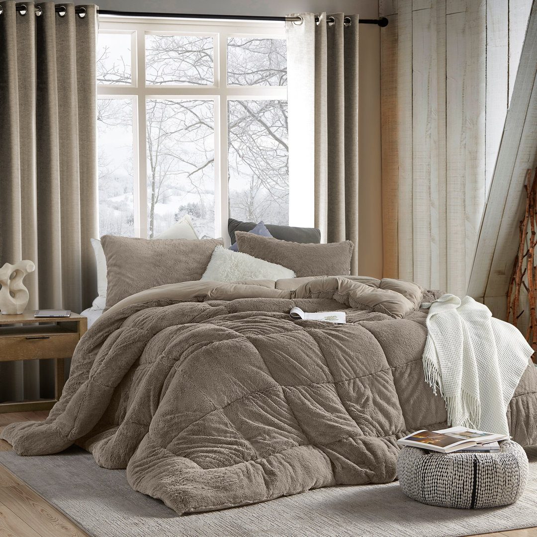 Are You Kidding Olive Taupe Coma Inducer Comforter Set Byourbed