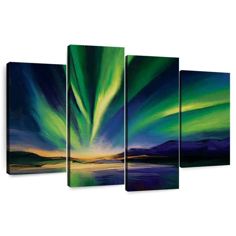 Avery Abstract Aurora Borealis
