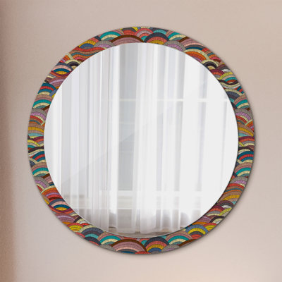 Huldar Glass Flat Wall Mirror