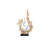 Modern Large Abstract Electroplated Ornament