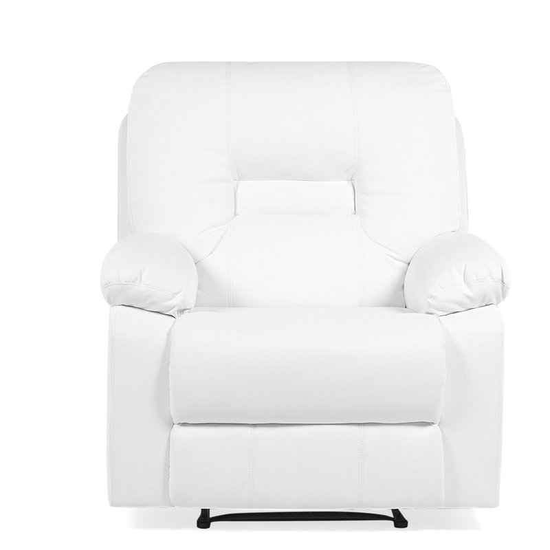 Grant 85cm Wide Club Recliner, White