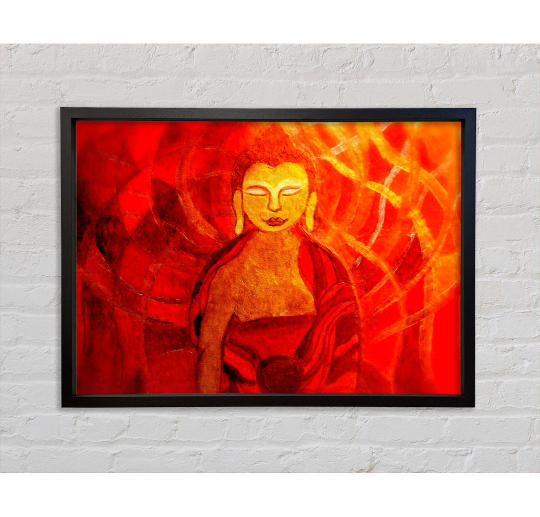 Buddha Beautiful Buddhism - Einzelner Bilderrahmen Kunstdrucke auf Leinwand