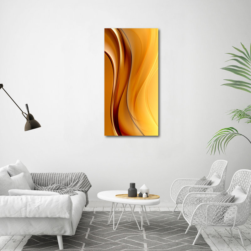 Arrielle Wave Abstraction - Wrapped Canvas Print