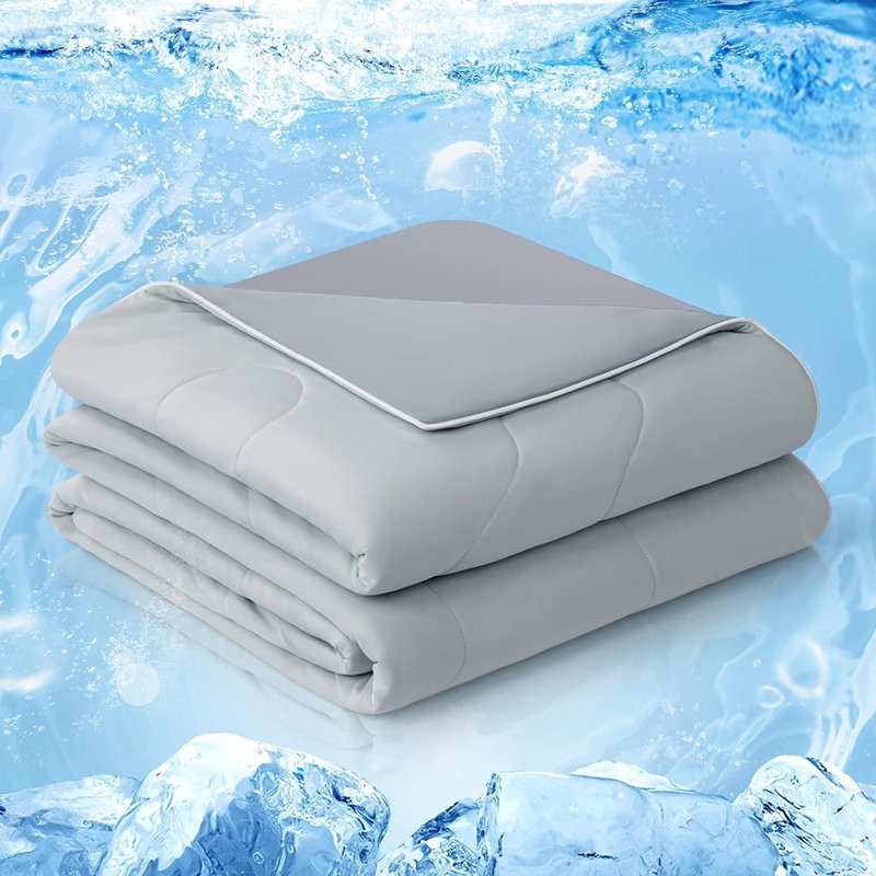 Édredon rafraîchissant grand, tissu froid au toucher qui absorbe la ...