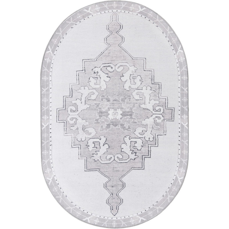 Oppie Oriental Indoor Rug, Oval 4' x 6'